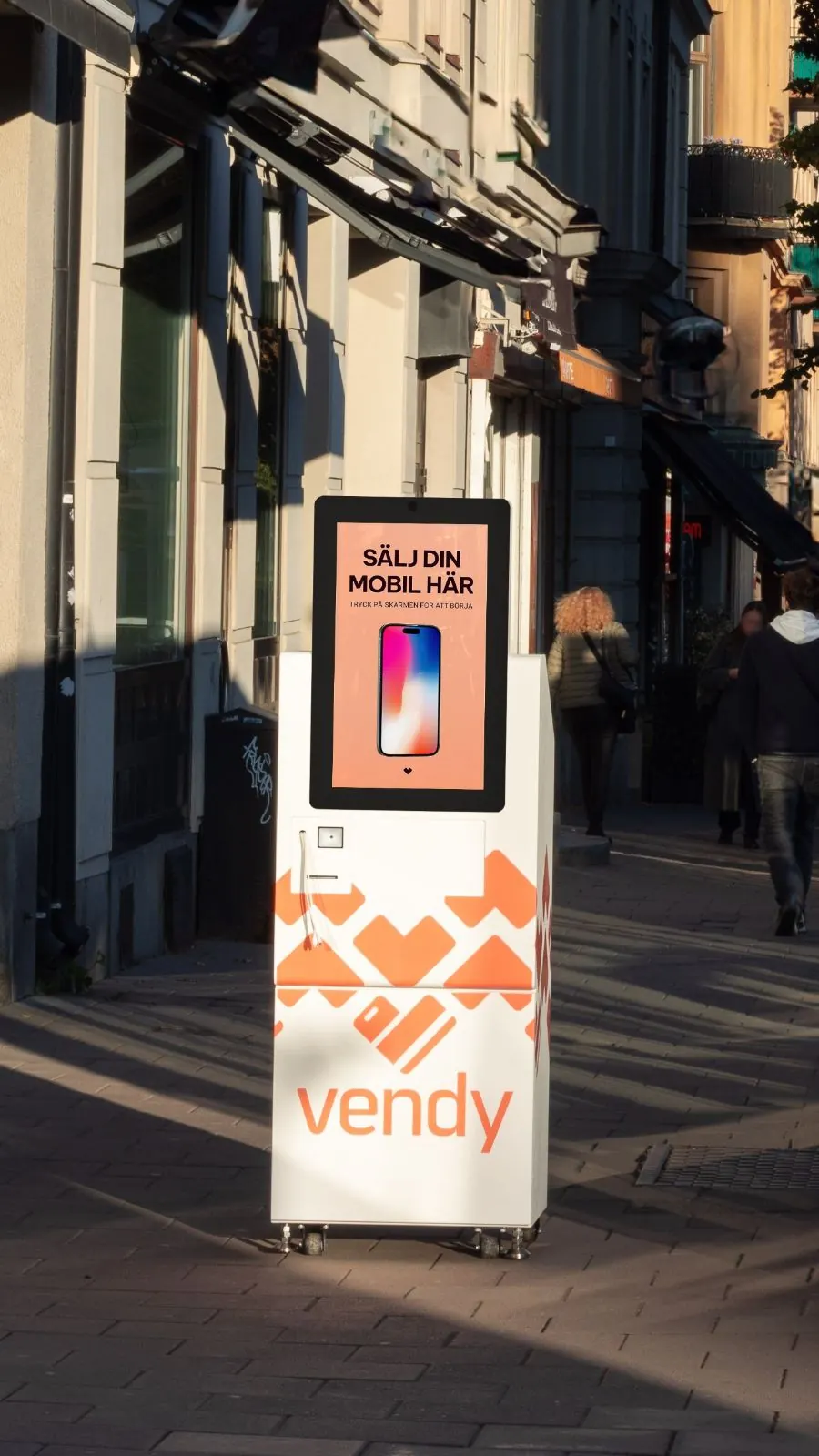 Vendy-kiosk på gatan