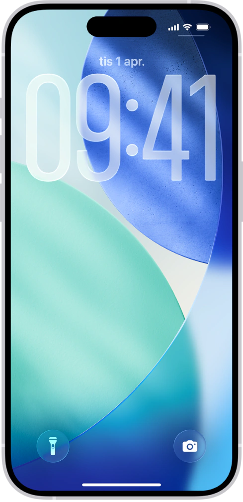 iPhone låsskärm